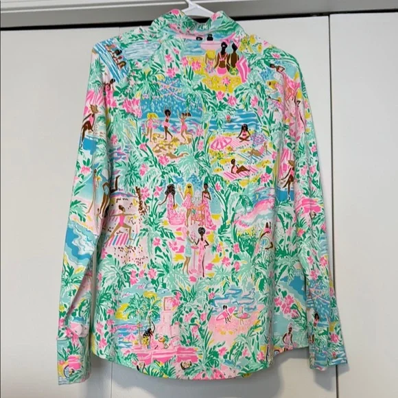 Lilly Pulitzer upf 50+ skipper popover - Let’s Get Together - Picture 2 of 5